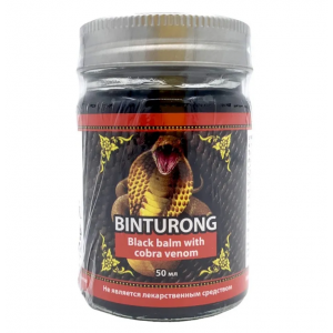 Черный бальзам с ядом кобры (Black balm with cobra venom) Binturong, 50 г