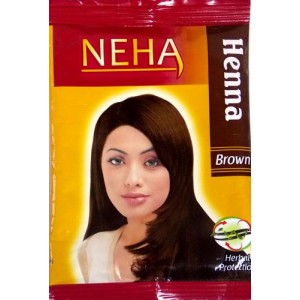 Натуральная хна для волос коричневая